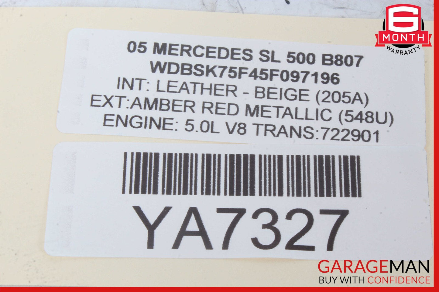 00-06 Mercedes R230 SL500 Rear ABC Hydraulic Suspension Valve Block Assembly OEM