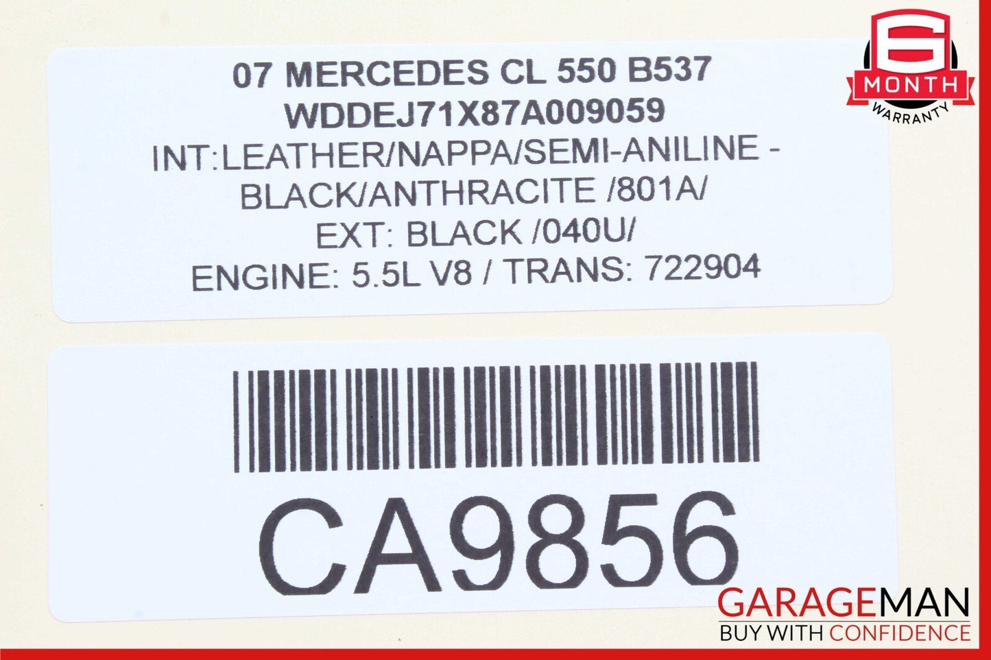 07-14 Mercedes W216 CL550 CL63 AMG Headlight Support Bracket Right Side OEM
