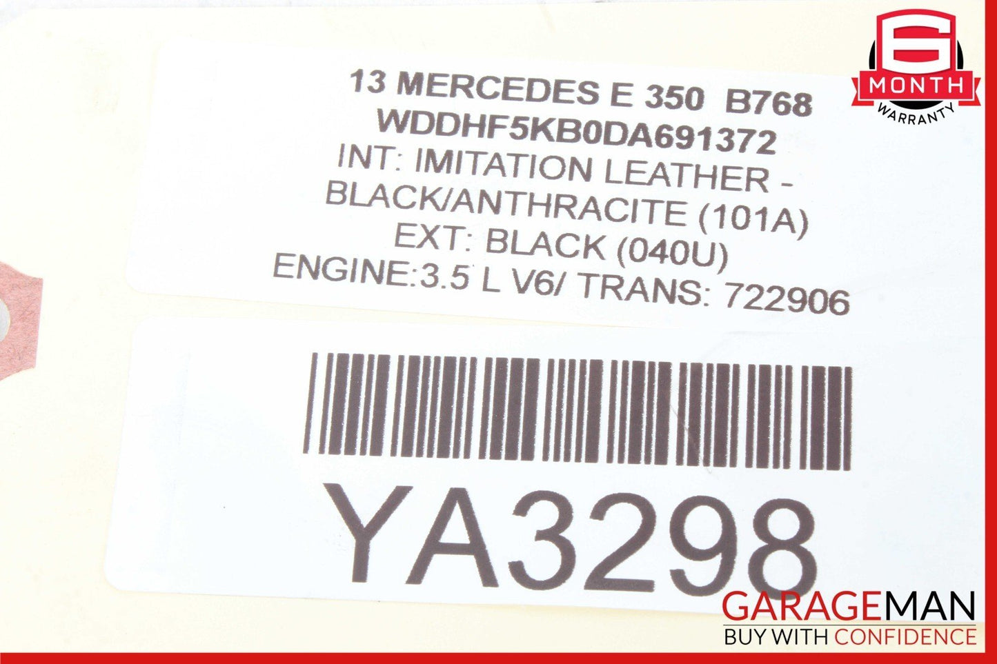 10-18 Mercedes W218 CLS500 E350 E63 Rear SAM Fuse Box Relay Control Module Assy
