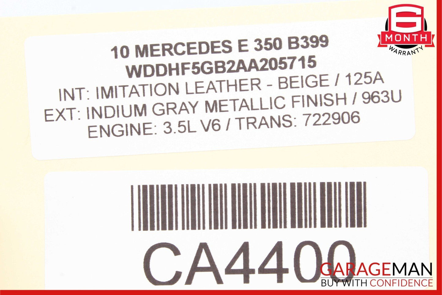 08-17 Mercedes W212 E350 GLK350 C350 Rear Left Side Door Lock Latch Actuator OEM