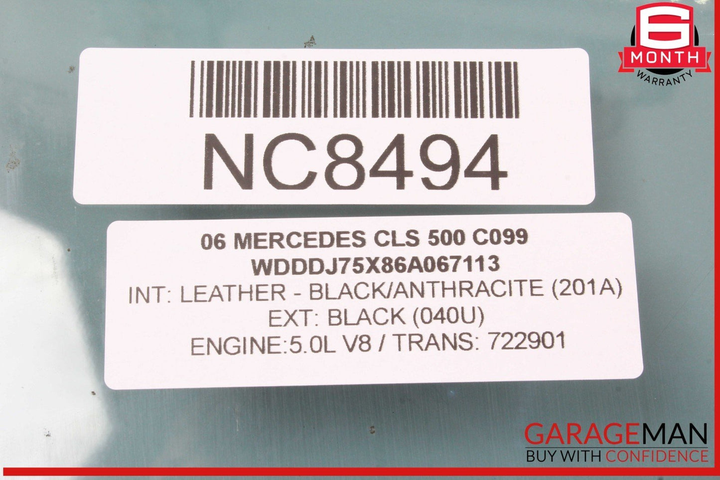 06-11 Mercedes W219 CLS500 CLS550 Front Right Passenger Side Door Window Glass