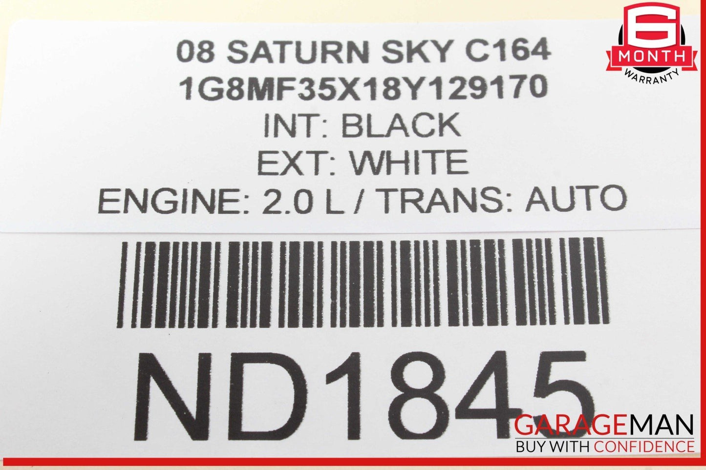 07-10 Saturn Sky Steering Column Wiper Head Light Turn Signal Multi Switch OEM