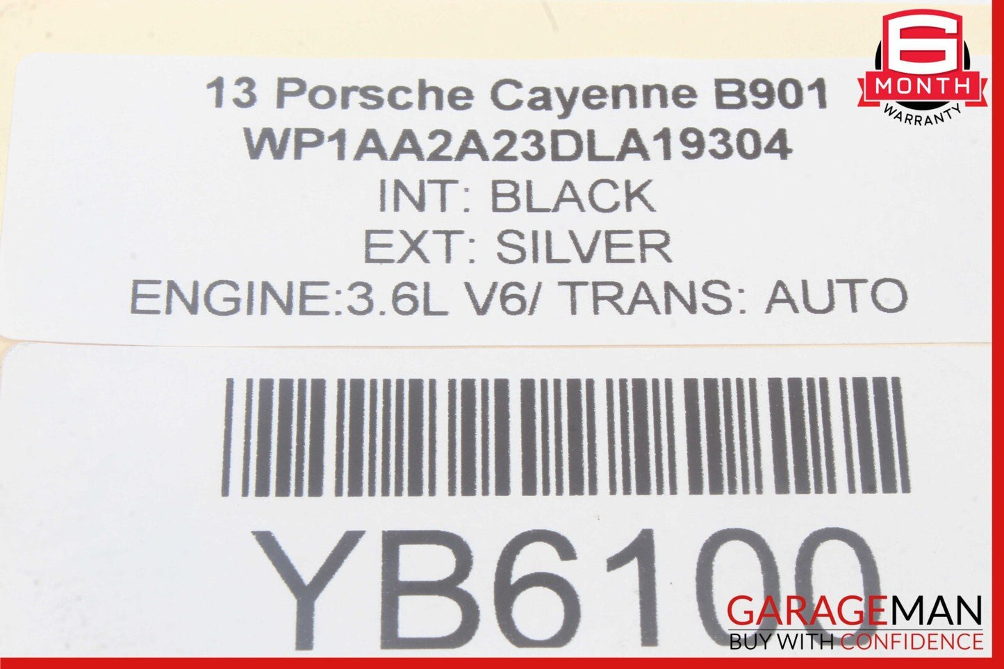 11-18 Porsche Cayenne 958 Engine Motor Starter OEM