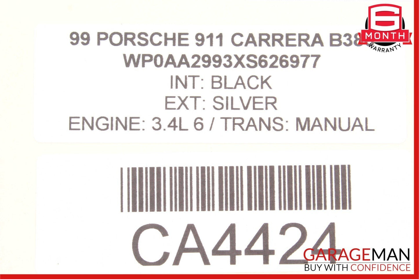 97-04 Porsche Carrera 911 Rear Side Suspension Lower Control Arm Assembly OEM