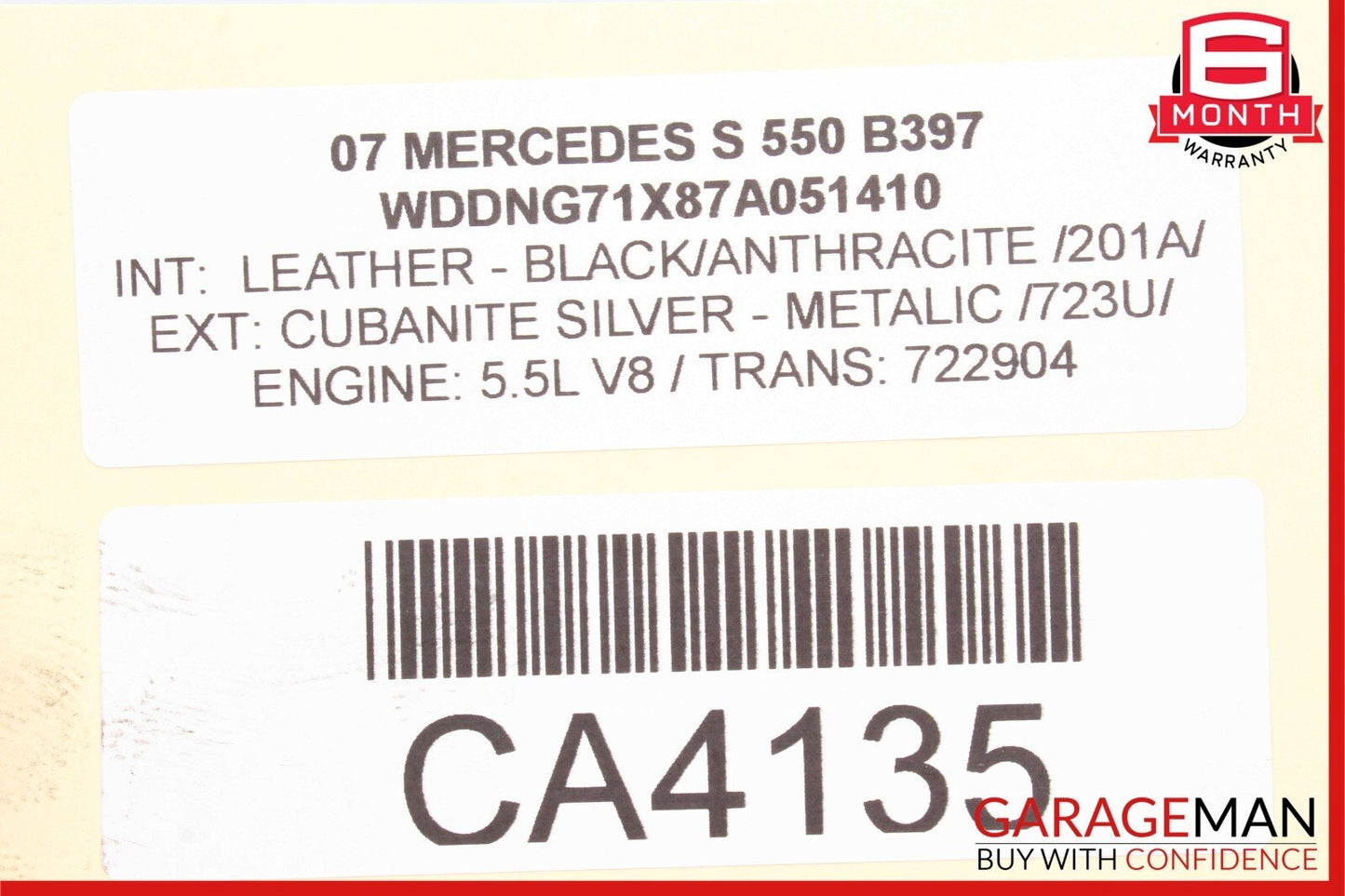 07-14 Mercedes W221 S550 CL550 RWD Front Left Wheel Carrier Spindle Knuckle Hub