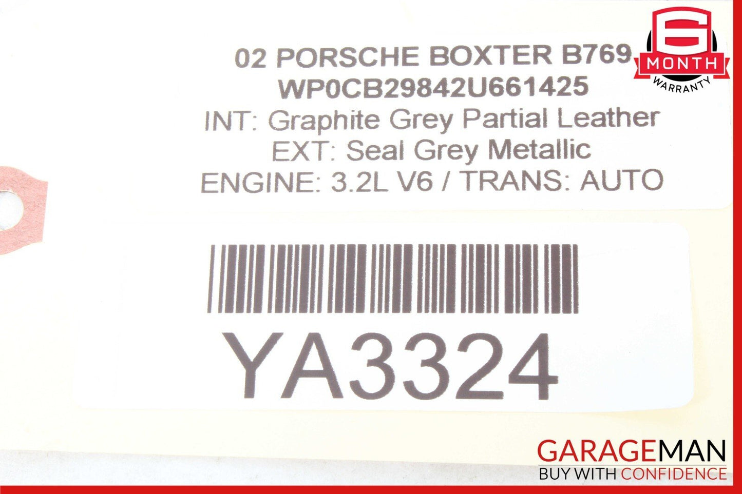 00-04 Porsche Boxster 986 3.2 Speedometer Odometer Instrument Cluster Gauge Assy