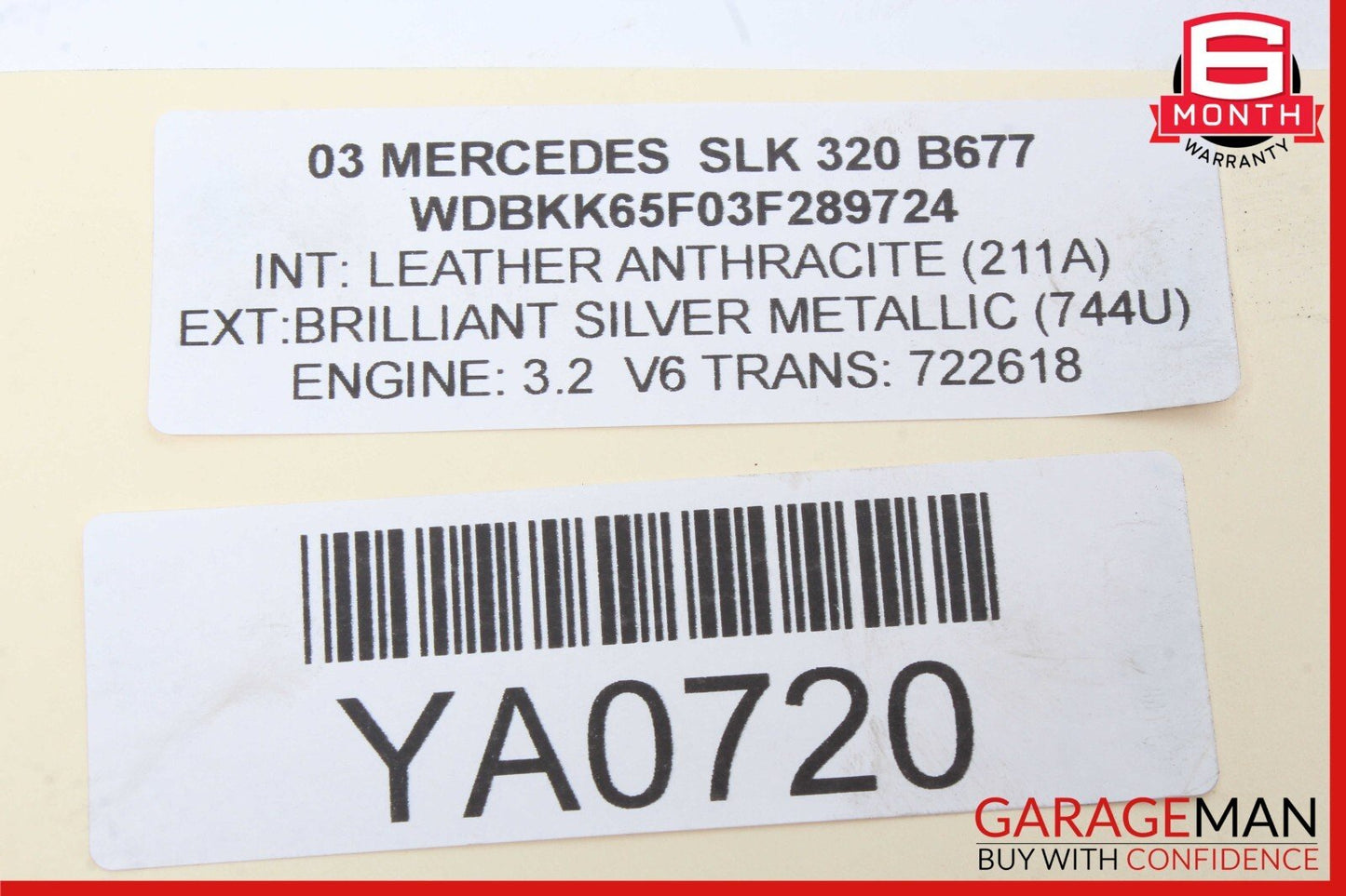 98-04 Mercedes R170 SLK320 CLK55 AMG Power Steering Gear Box OEM