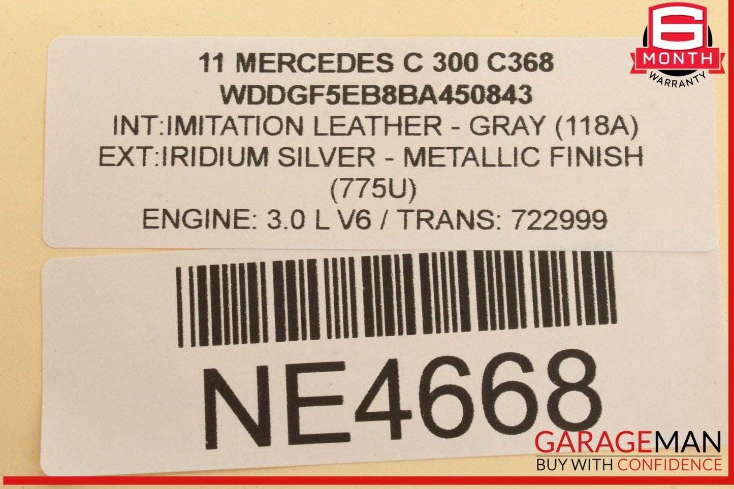 10-11 Mercedes W204 C300 C250 Rear SAM Module Relay Fuse Box 2049060005 OEM