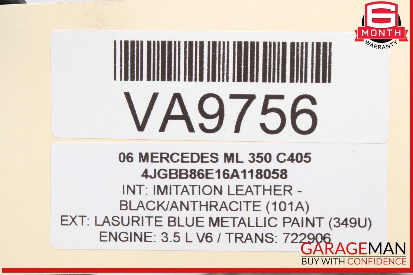 06-13 Mercedes W164 ML350 GL450 Front Right Passenger Side Lower Control Arm OEM