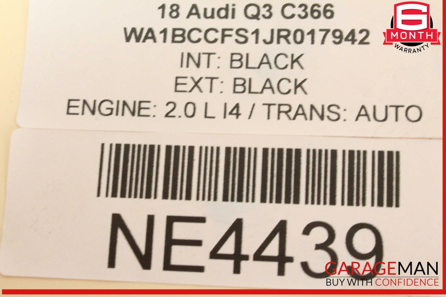 15-18 Audi Q3 Rear Left or Right Side Lower Control Arm Spring Perch 1K0505311AB