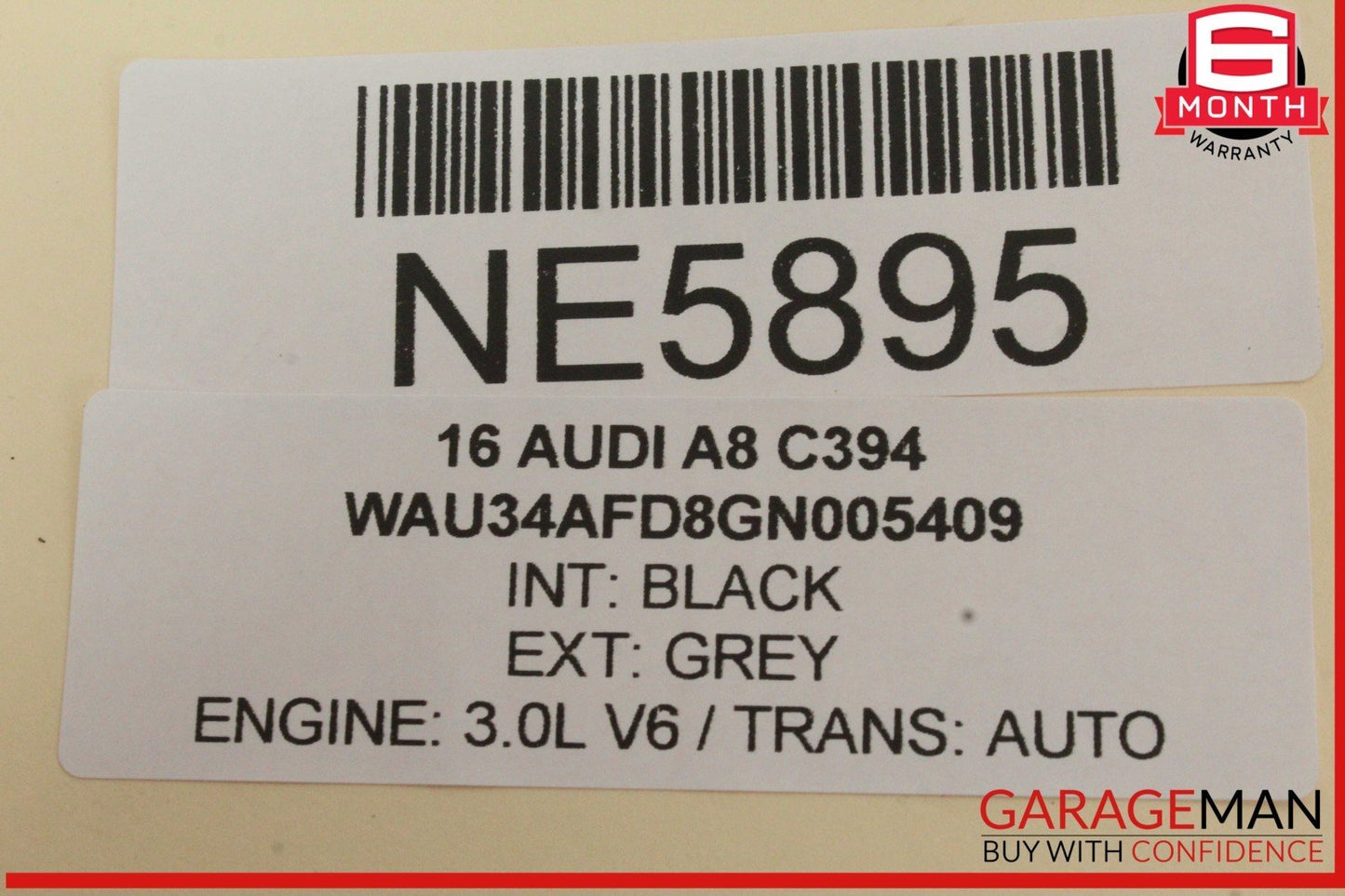 12-20 Audi A8 A6 A7 Rear Trunk Lid Tailgate Lock Latch Actuator 4H0827505A OEM