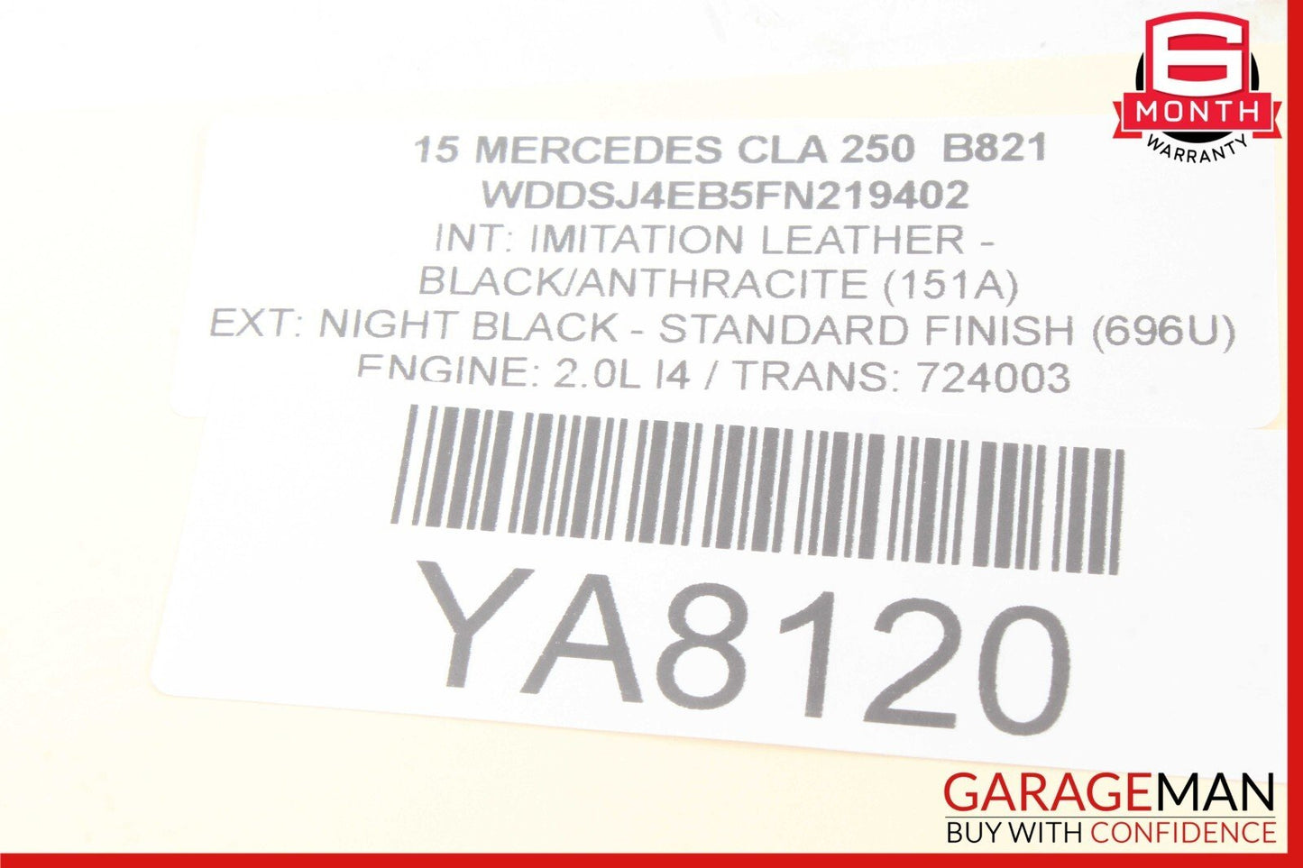 14-20 Mercedes W117 CLA250 Front Center Pocket Ashtray Ash Tray Assembly OEM