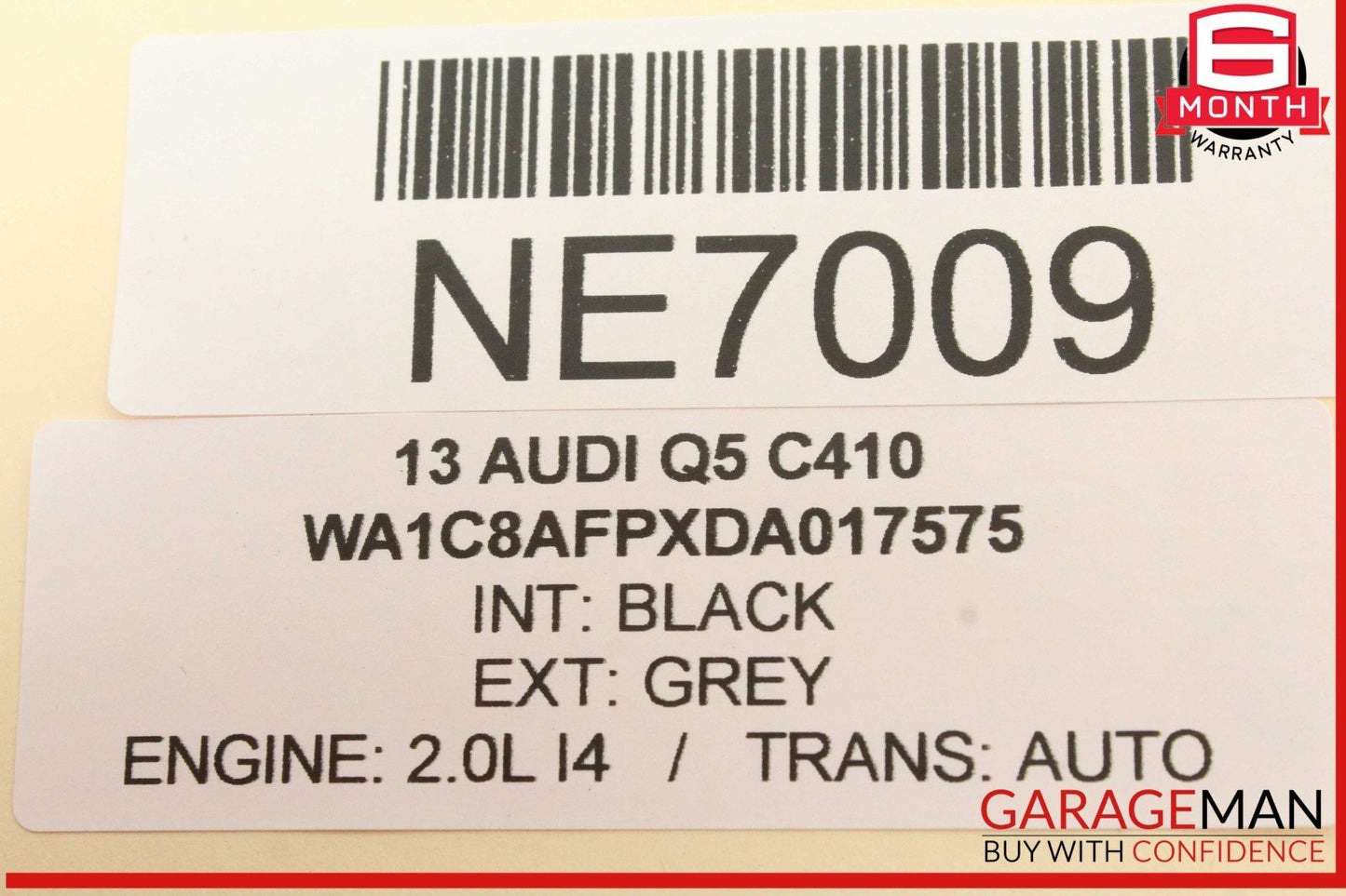 13-17 Audi Q5 SQ5 Rear Bumper Park Parking Sensor Wire Wiring Harness OEM