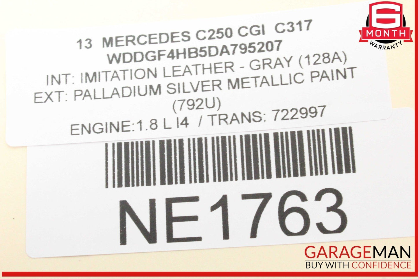 08-14 Mercedes W204 C250 CGI Panoramic Sunroof Sun Roof Motor 2048201442 OEM