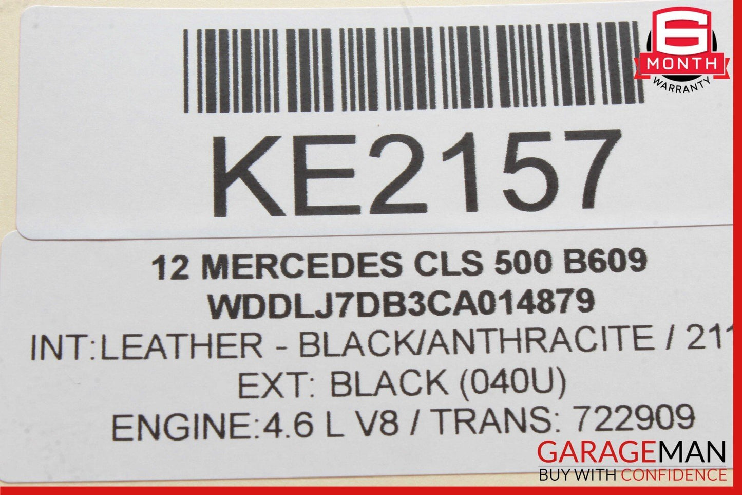 12-14 Mercedes W218 CLS550 Instrument Speedometer Cluster 2189006102 OEM