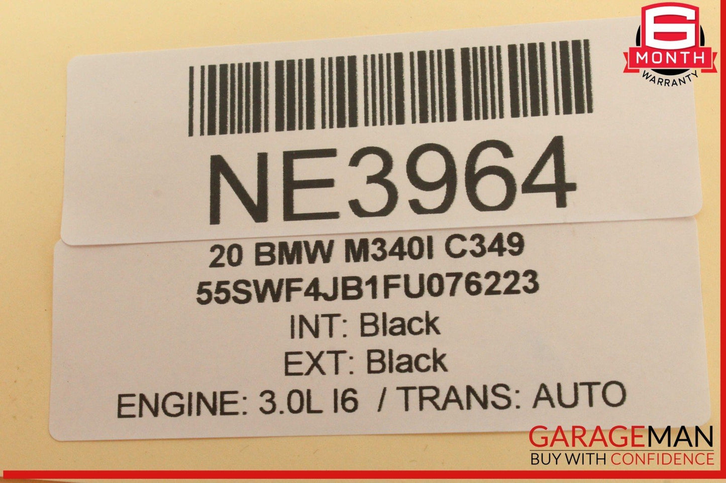 19-24 BMW M340i G20 Engine Starter Motor Denso 8671505 OEM