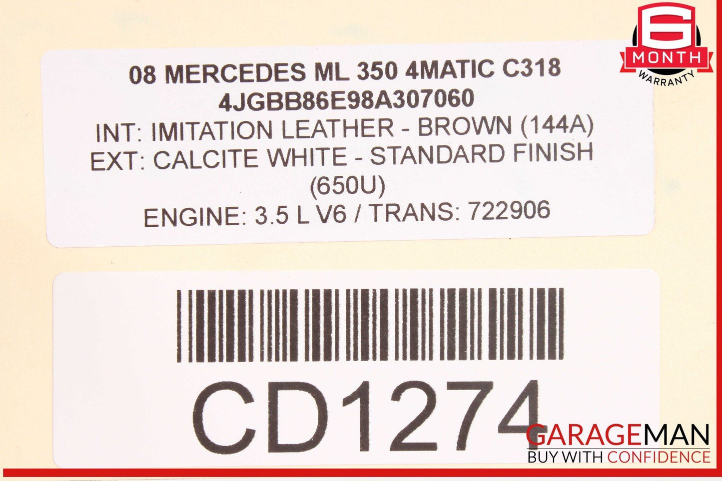 06-13 Mercedes W164 ML350 R350 Engine Cooling Fan Motor Assembly 1645000193 OEM