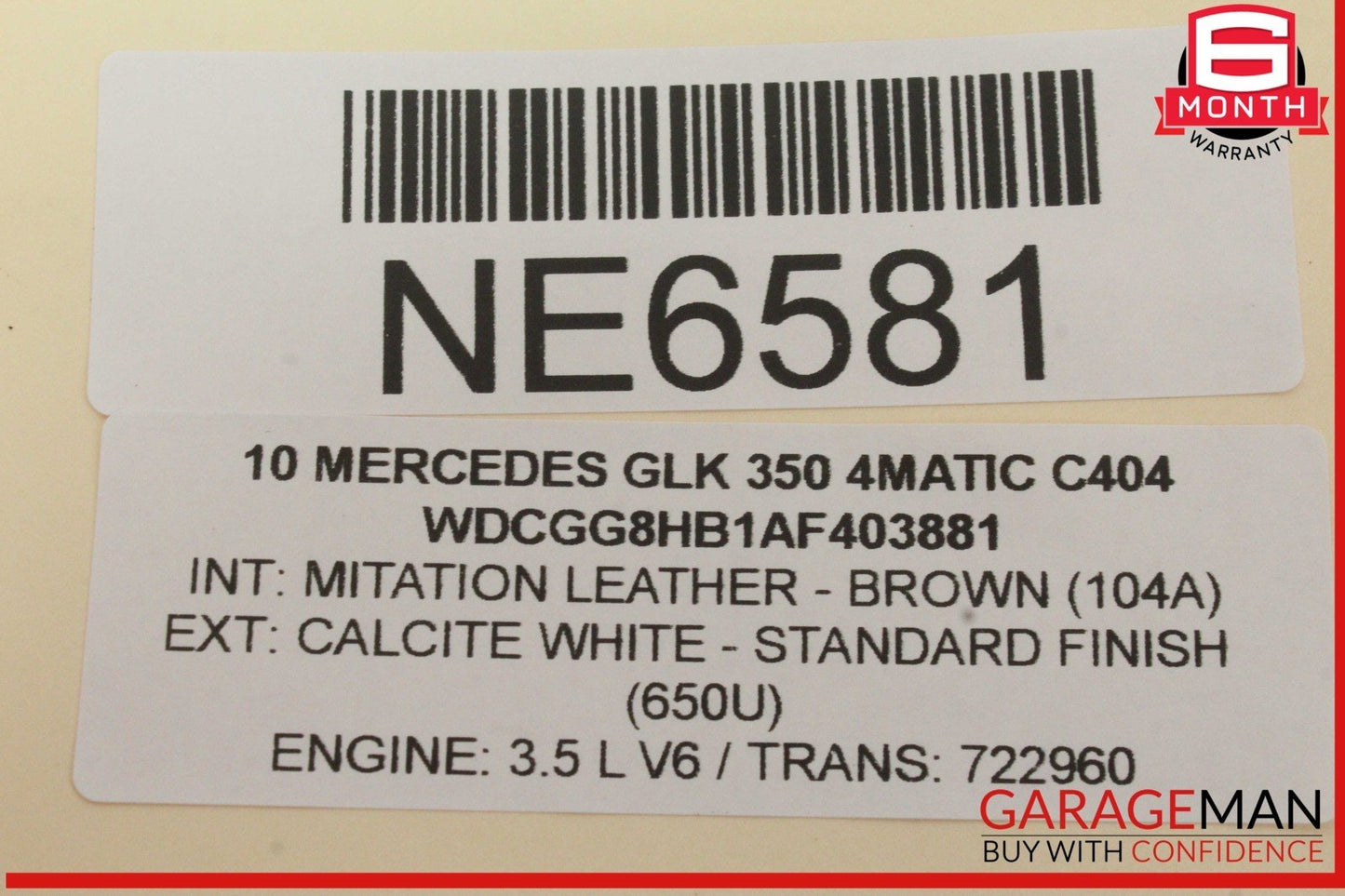 10-12 Mercedes X204 GLK350 4MATIC Front Right Side Door Rear View Mirror OEM