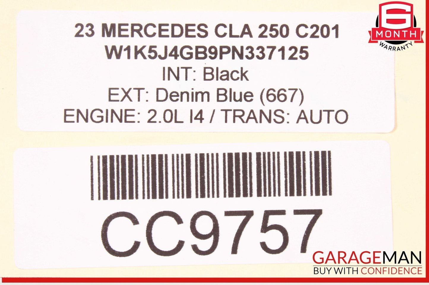 20-23 Mercedes C118 W118 CLA250 Front Sub Frame Subframe Crossmember OEM