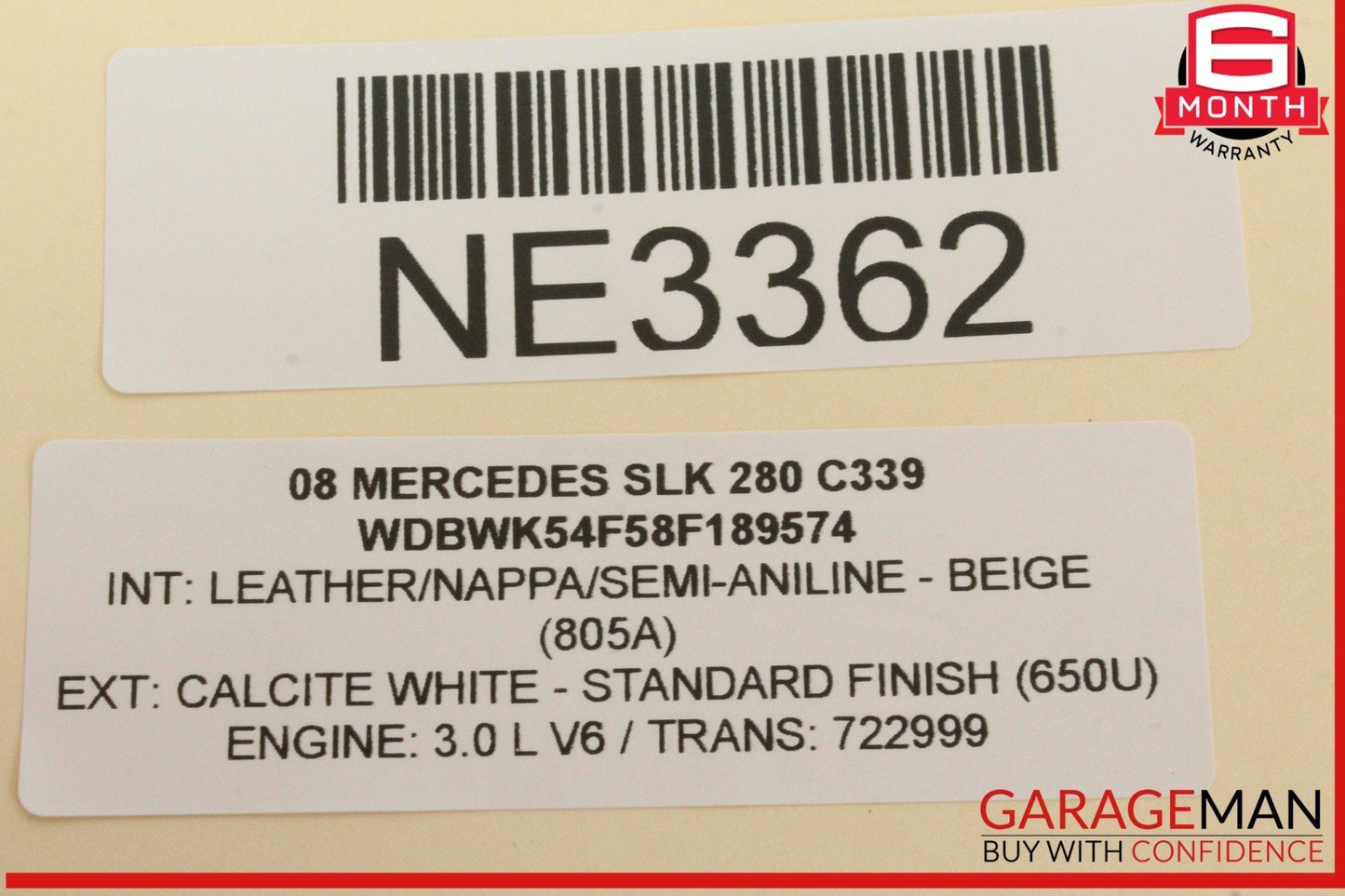 05-11 Mercedes R171 SLK280 SLK350 Head Unit Radio AM/FM CD Player 1718700089 OEM