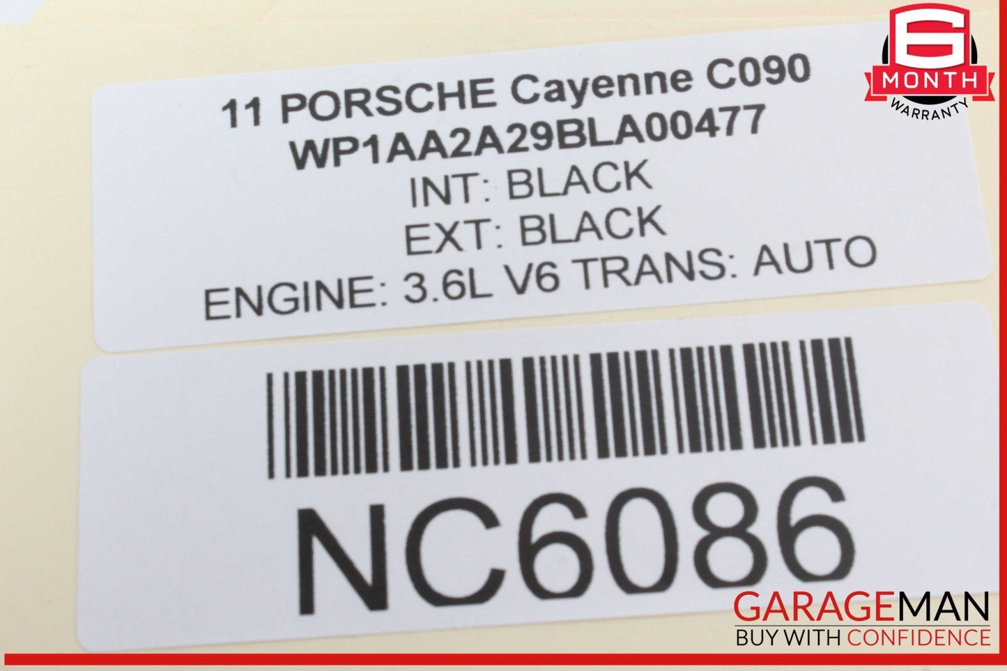 11-18 Porsche Cayenne 958 Start Ignition Switch Module w/ Key OEM