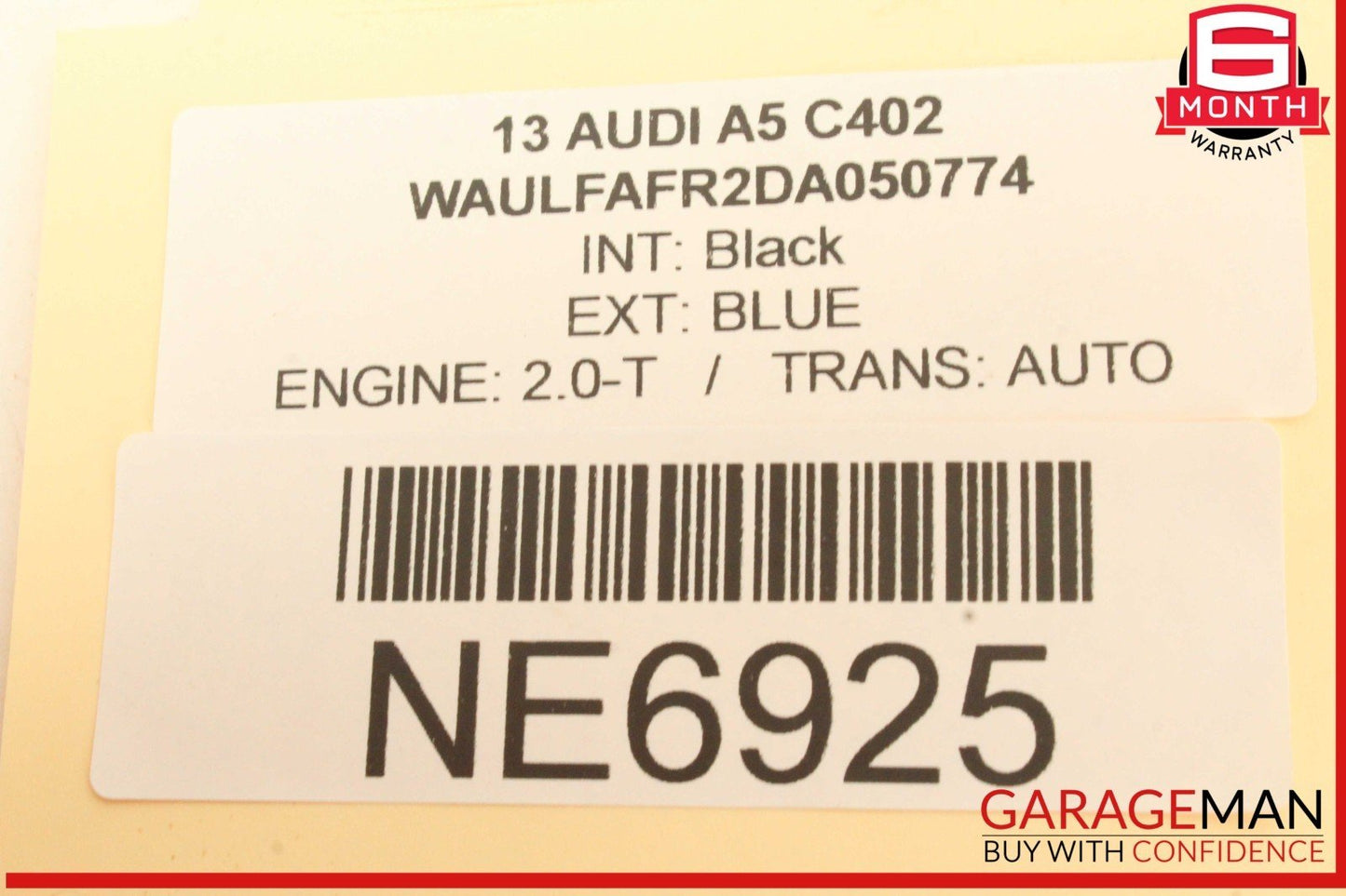 13-17 Audi A5 Q5 A6 A4 Engine Turbo Charger Turbocharger Assembly 06H145702R OEM