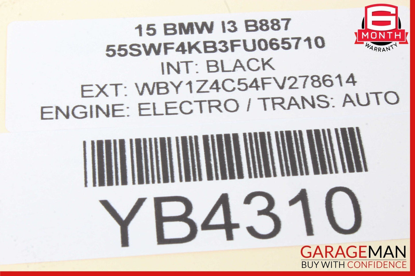 14-21 BMW i3 I01 Hybrid Rear Right Passenger Side Seat Belt Retractor OEM