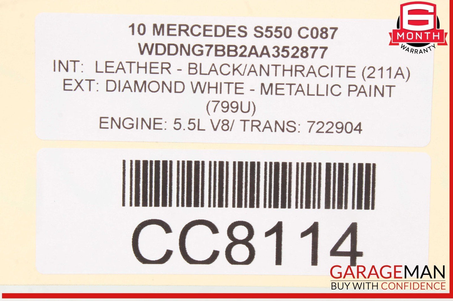 07-13 Mercedes W221 S550 S400 Right Passenger Side Fender Assembly OEM