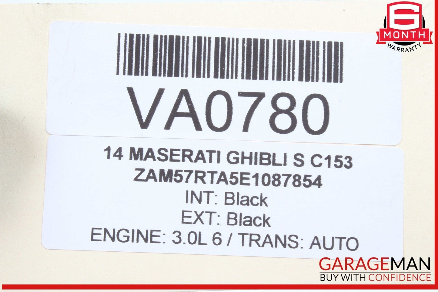 14-17 Maserati Ghibli S Front Left Driver Side Exterior Door Handle Assembly OEM