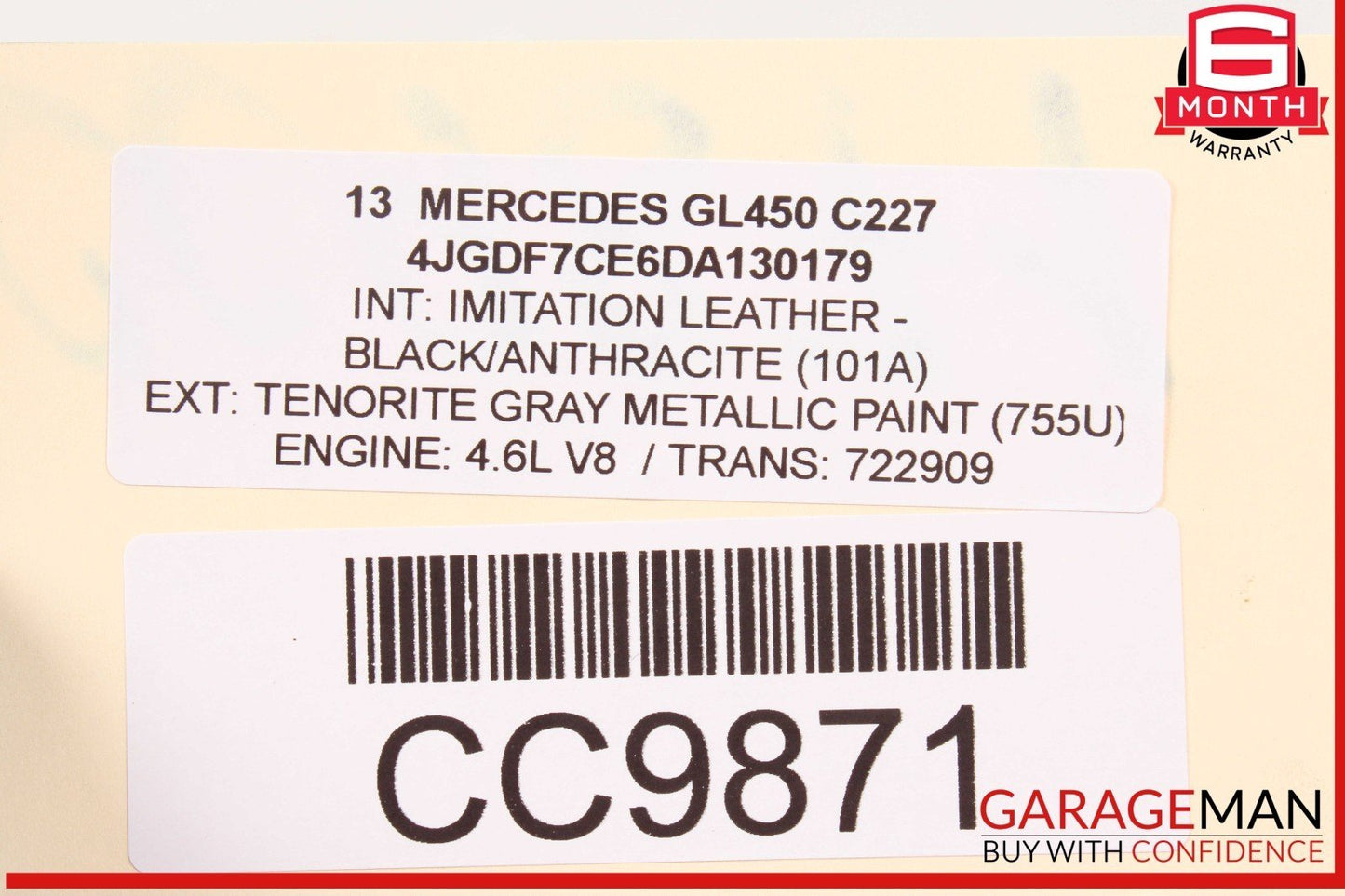 12-16 Mercedes X166 GL450 GL550 ML400 Dashboard Lower Left Side Knee Panel Cover