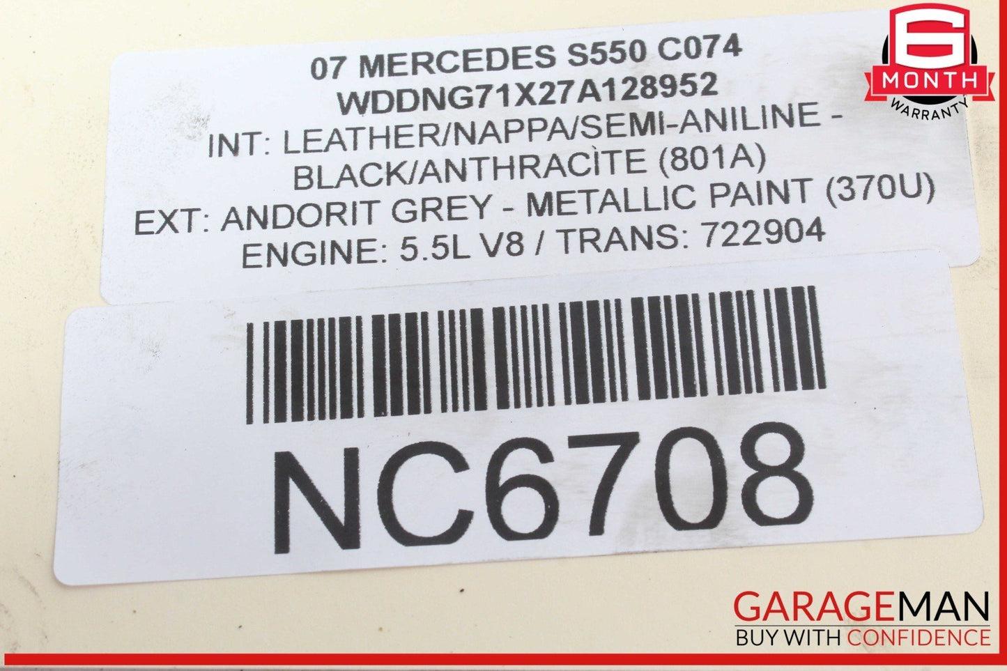 05-13 Mercedes W221 S550 ML350 Front Left Side Engine Timing Chain Cover Plate