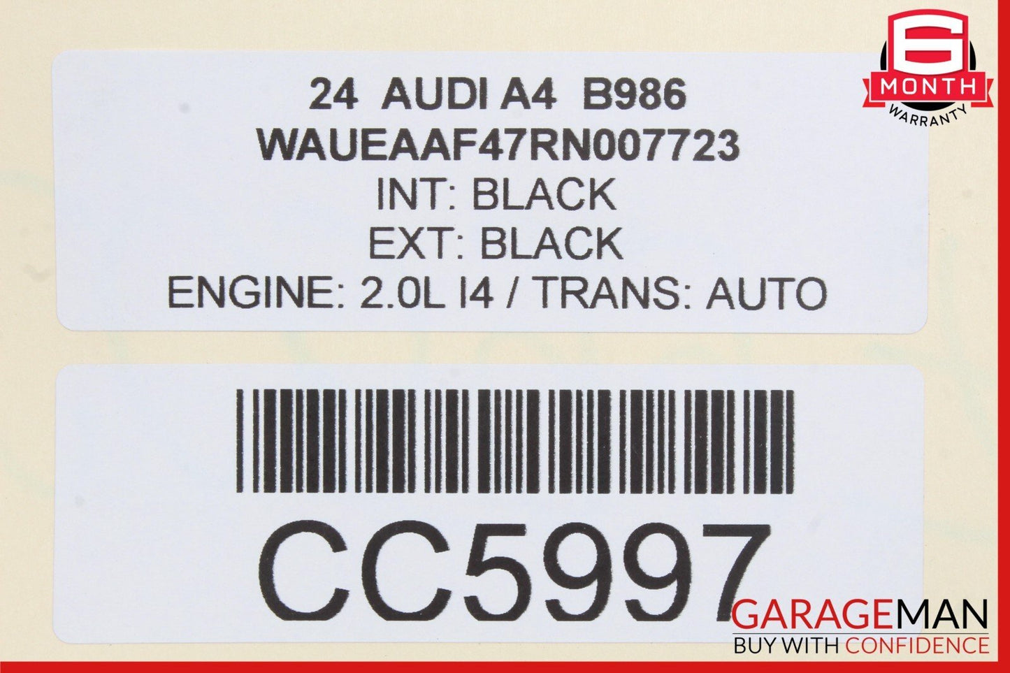 18-23 Audi A4 Emergency Spare Tire Wheel Donut Rim R19 OEM