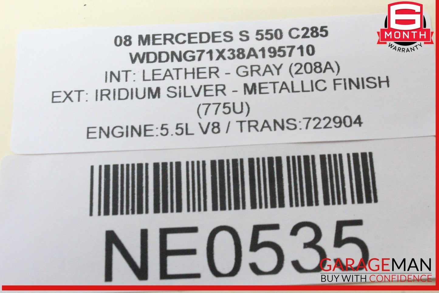 07-13 Mercedes W221 S550 S350 Center Dash Air AC A/C Heater Vent 2218300954 OEM