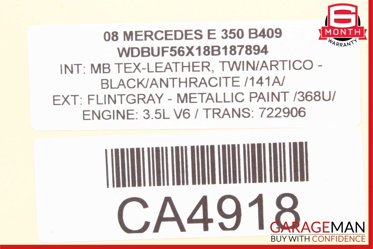 03-11 Mercedes CLS500 E350 Front Right Side Suspension Upper Control Arm RWD