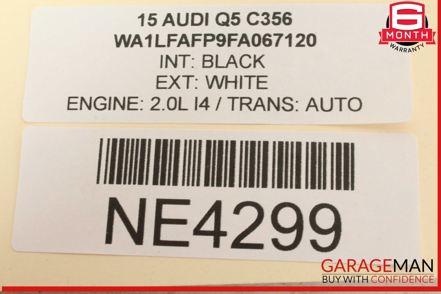 09-18 Audi Q5 Rear Left Driver Side Suspension Lower Control Arm 8R0505311F OEM