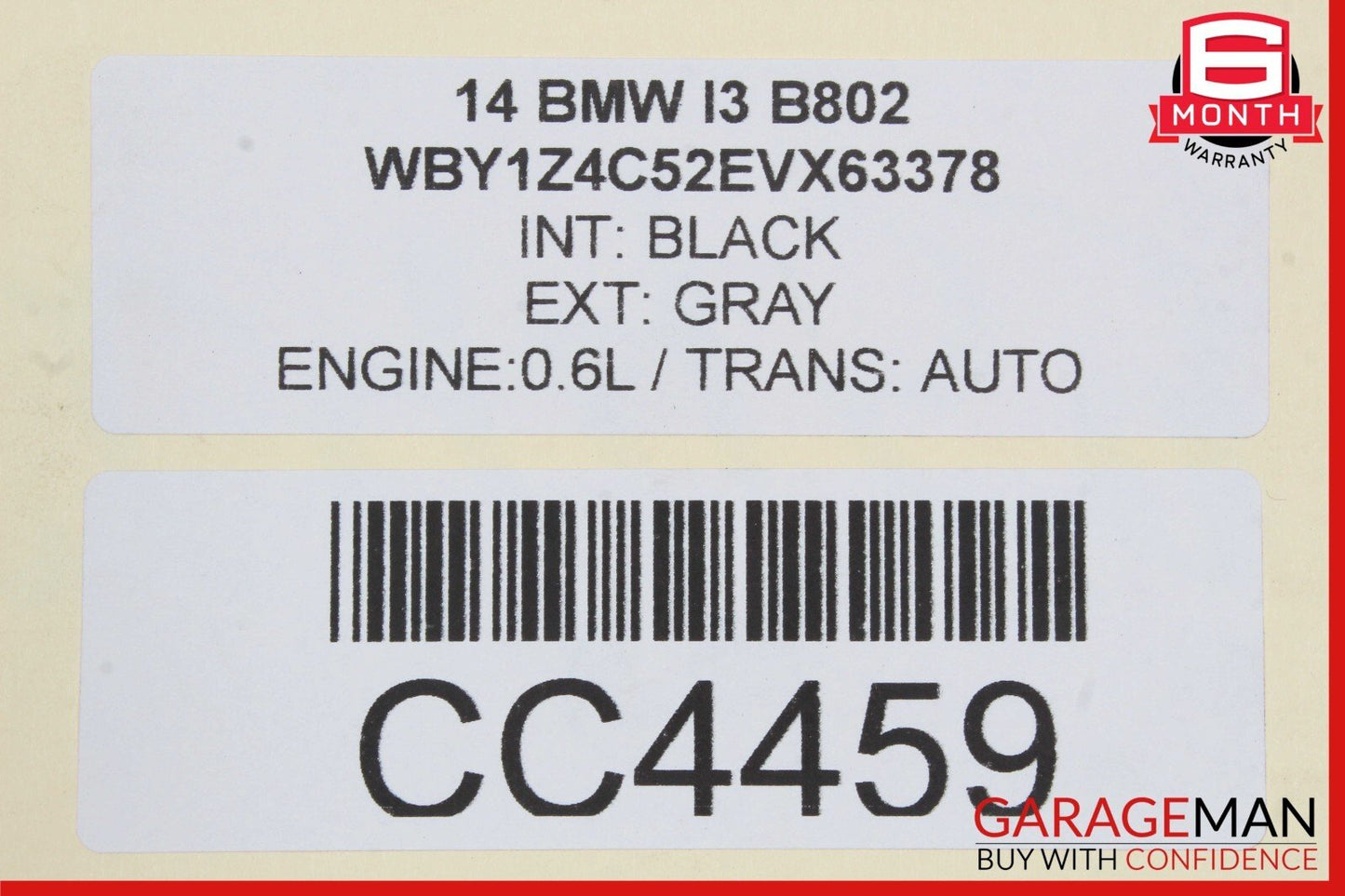 14-21 BMW i3 I01 Hybrid Fuel Gas Tank Reservoir Assembly w/ Filler Neck OEM