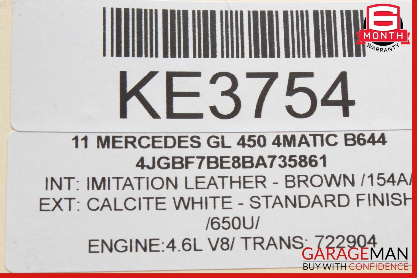 07-12 Mercedes GL550 GL450 Rear Third Seat Row Power Folding Controller Module