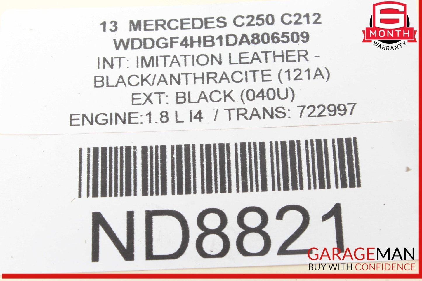 08-17 Mercedes W204 C250 E350 Rear Left Side Spindle Knuckle Hub OEM