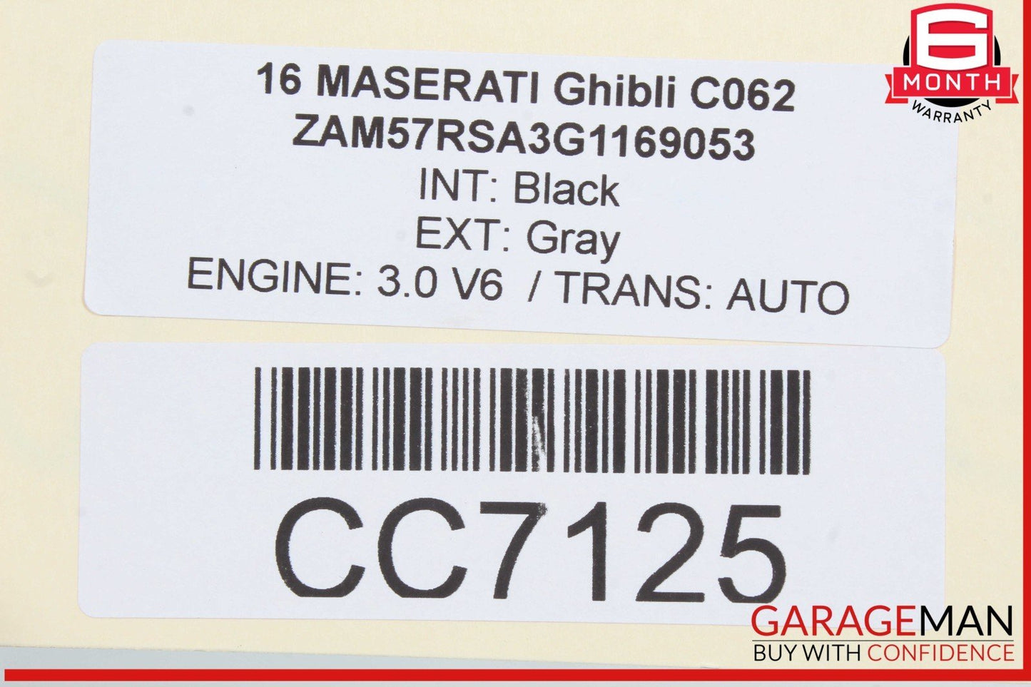14-17 Maserati Ghibli Front Stabilizer Anti Roll Sway Bar Frame 06700072740 OEM