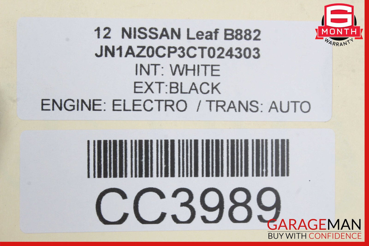 11-12 Nissan Leaf Steering Rack and Pinion Assembly OEM