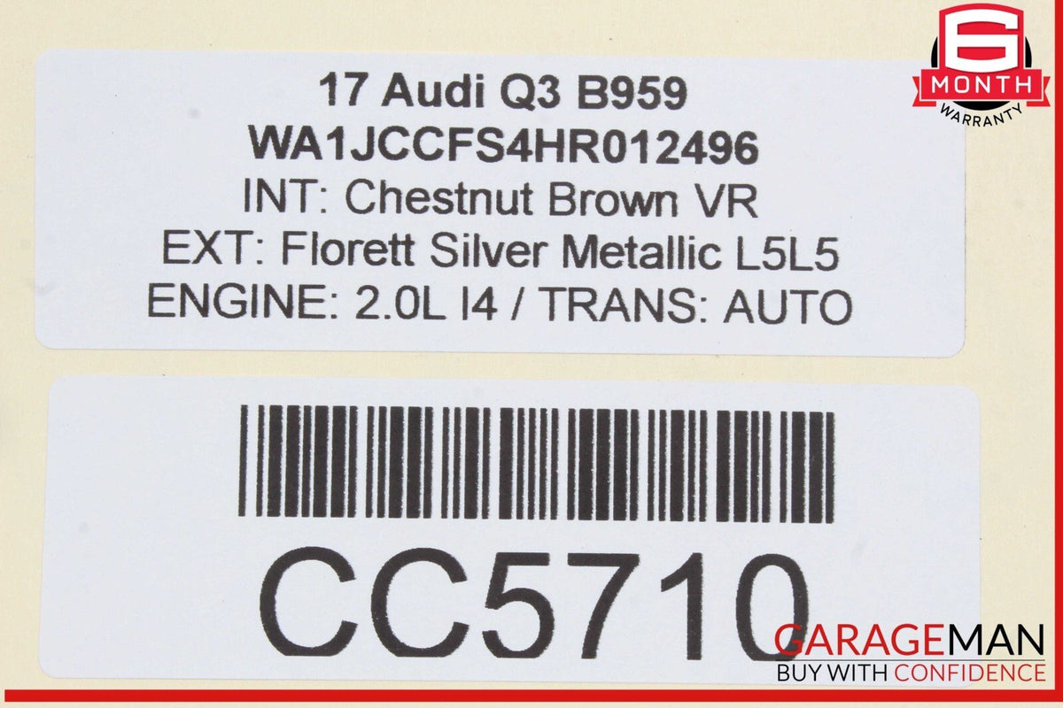 17-19 Audi Q3 Emergency Spare Tire Wheel Donut Rim R18 OEM