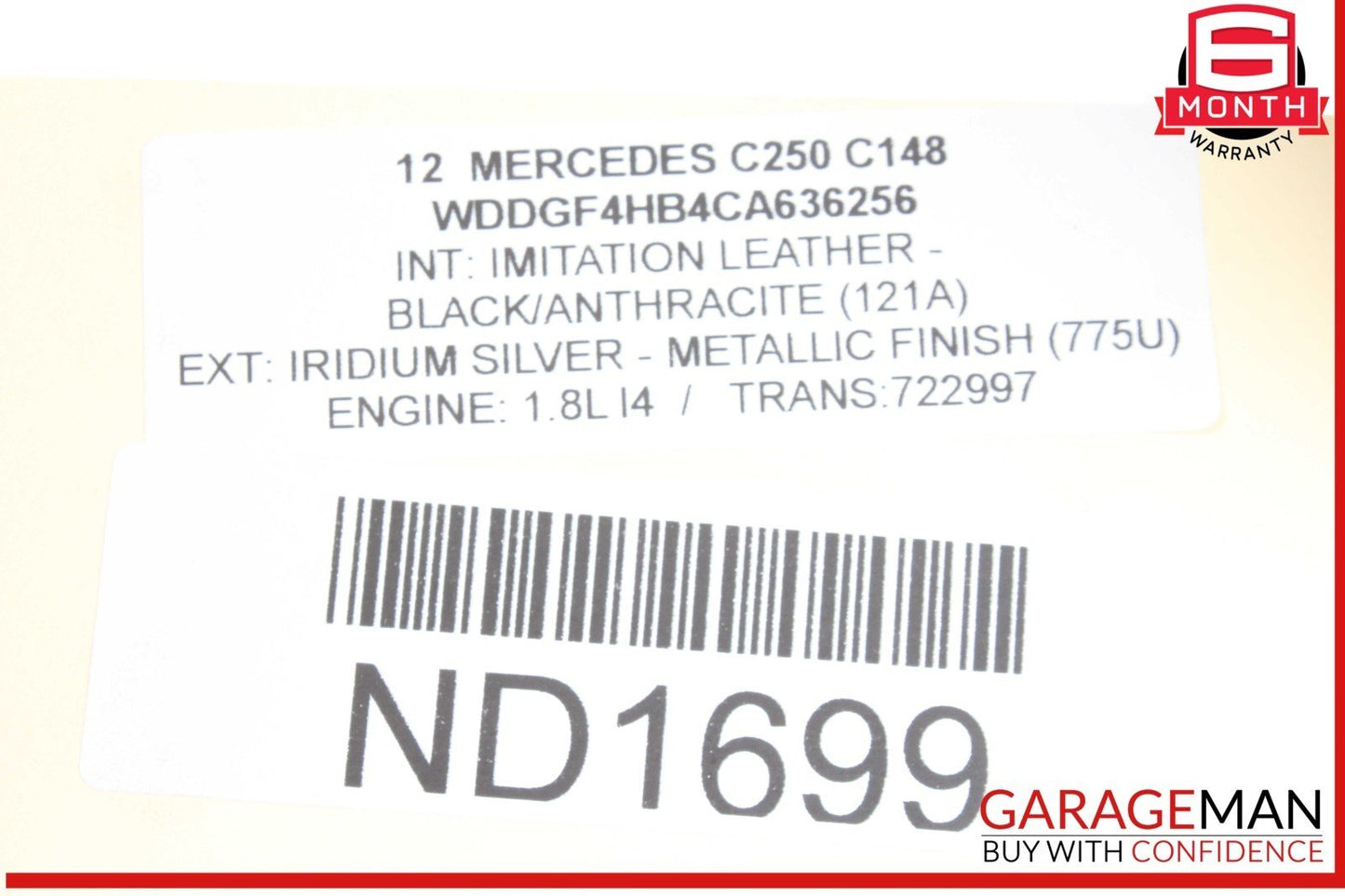 12-15 Mercedes W204 C250 SLK250 M271 Engine Throttle Body 2661410525 OEM