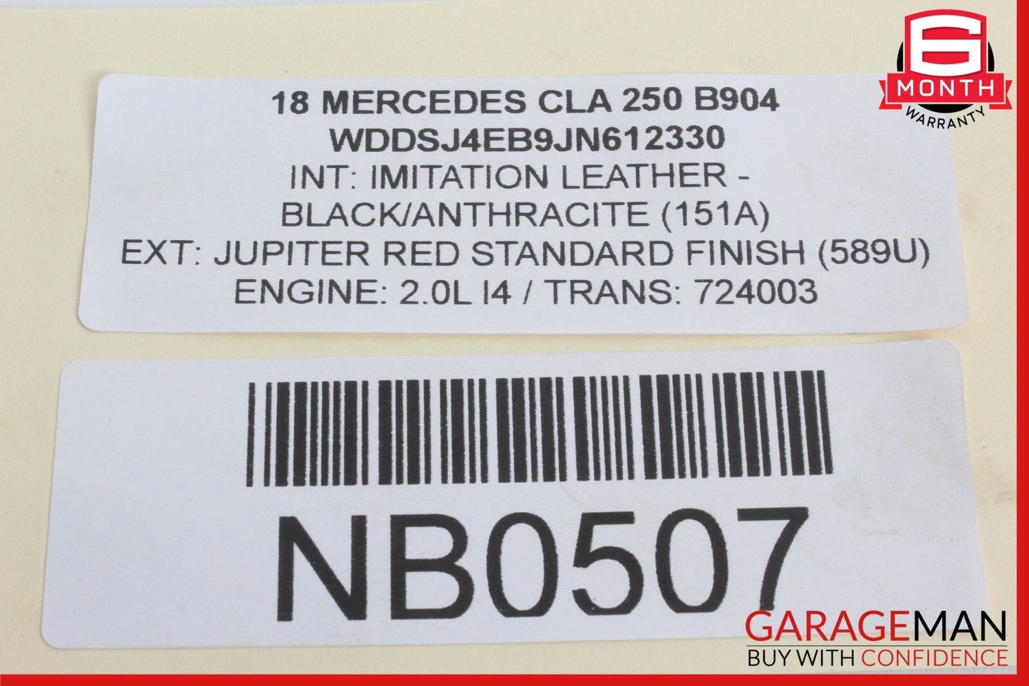 14-19 Mercedes W117 CLA250 Rear Right & Left Side Shock Absorber Strut Set of 2