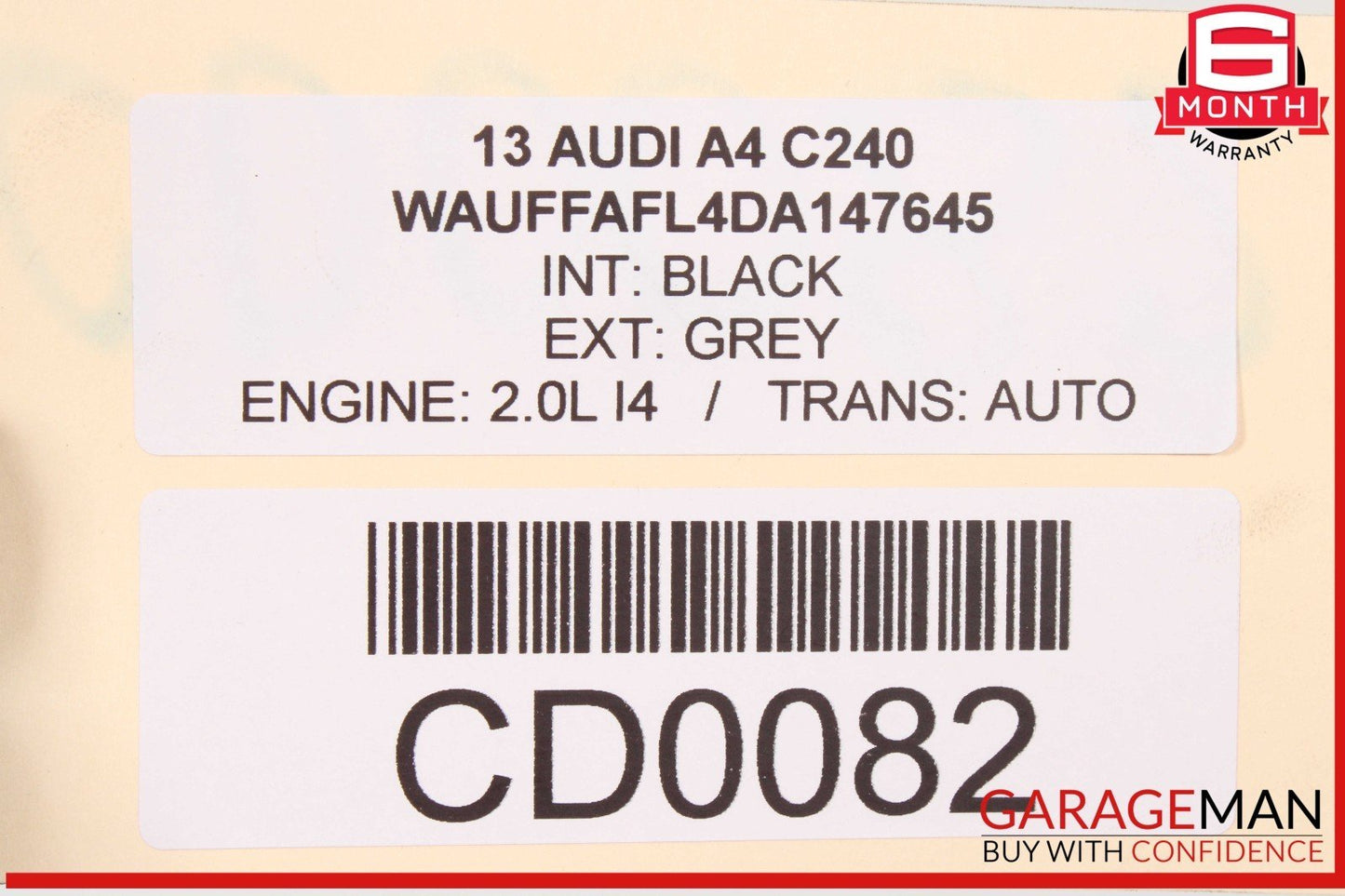 09-17 Audi A4 A5 S4 S5 Engine Turbo Air Intercooler 8K0145805G OEM