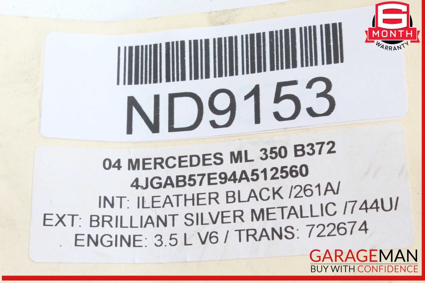 98-05 Mercedes W163 ML350 ML500 6 Disc Disk CD Changer w/ Bracket MC3111 OEM