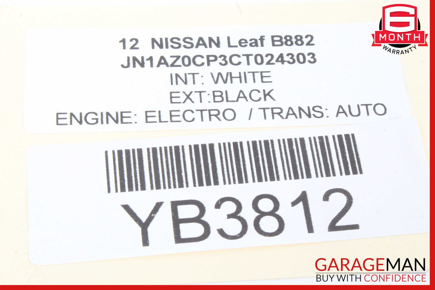11-12 Nissan Leaf Rear Right Seatbelt Seat Belt Retractor OEM