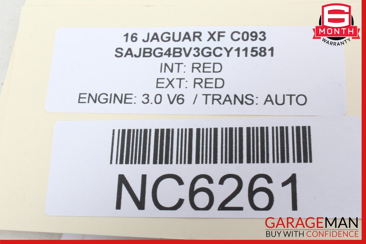 16-20 Jaguar XF Rear Bumper Wire Wiring Harness GX6315B484AB OEM