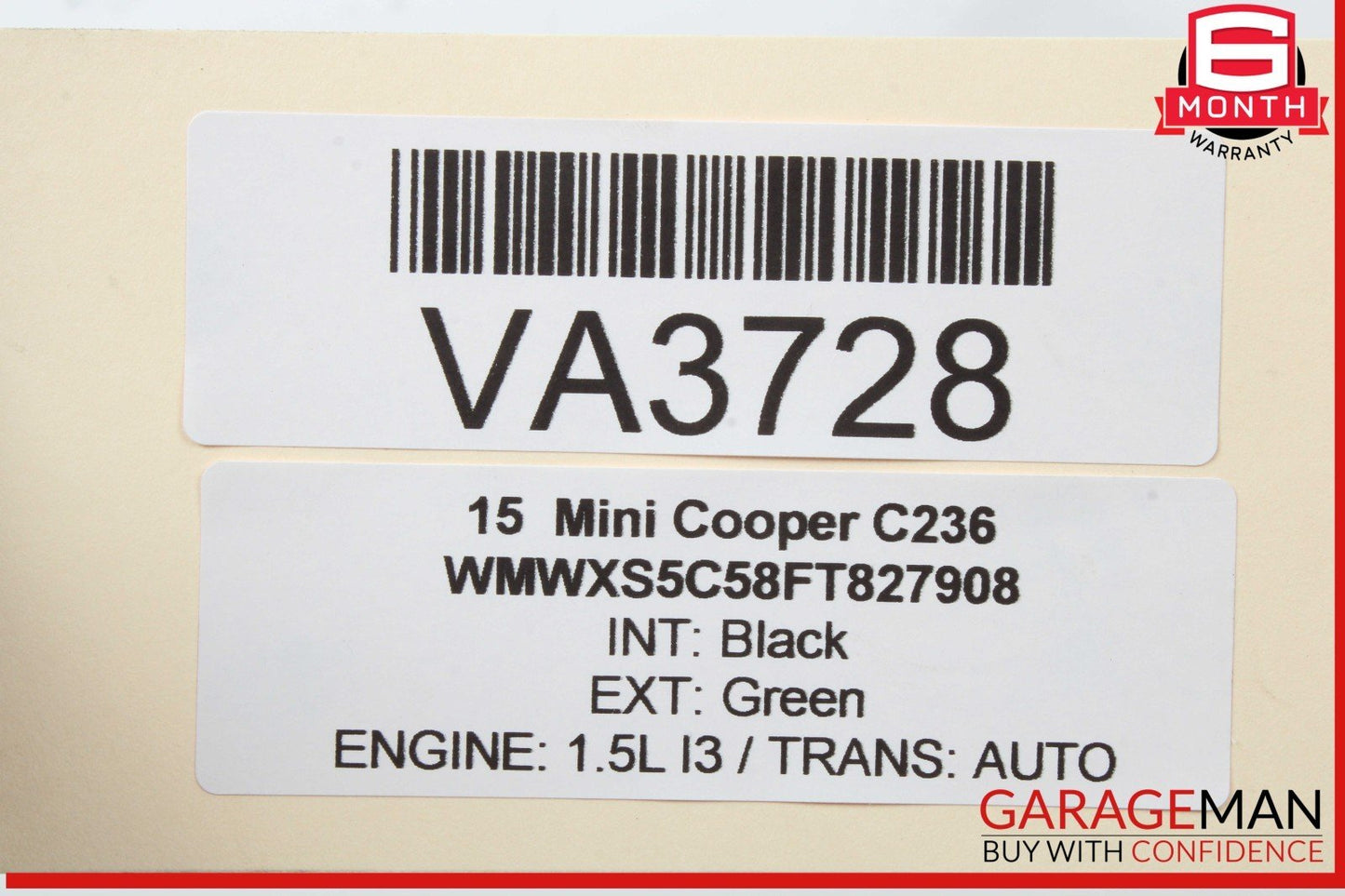 07-15 Mini Cooper Rear Left Side Spindle Knuckle Hub Bearing Assembly OEM