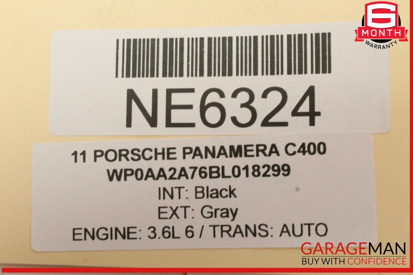10-13 Porsche Panamera 970 Front Left Driver Side LED Fog Light Lamp OEM
