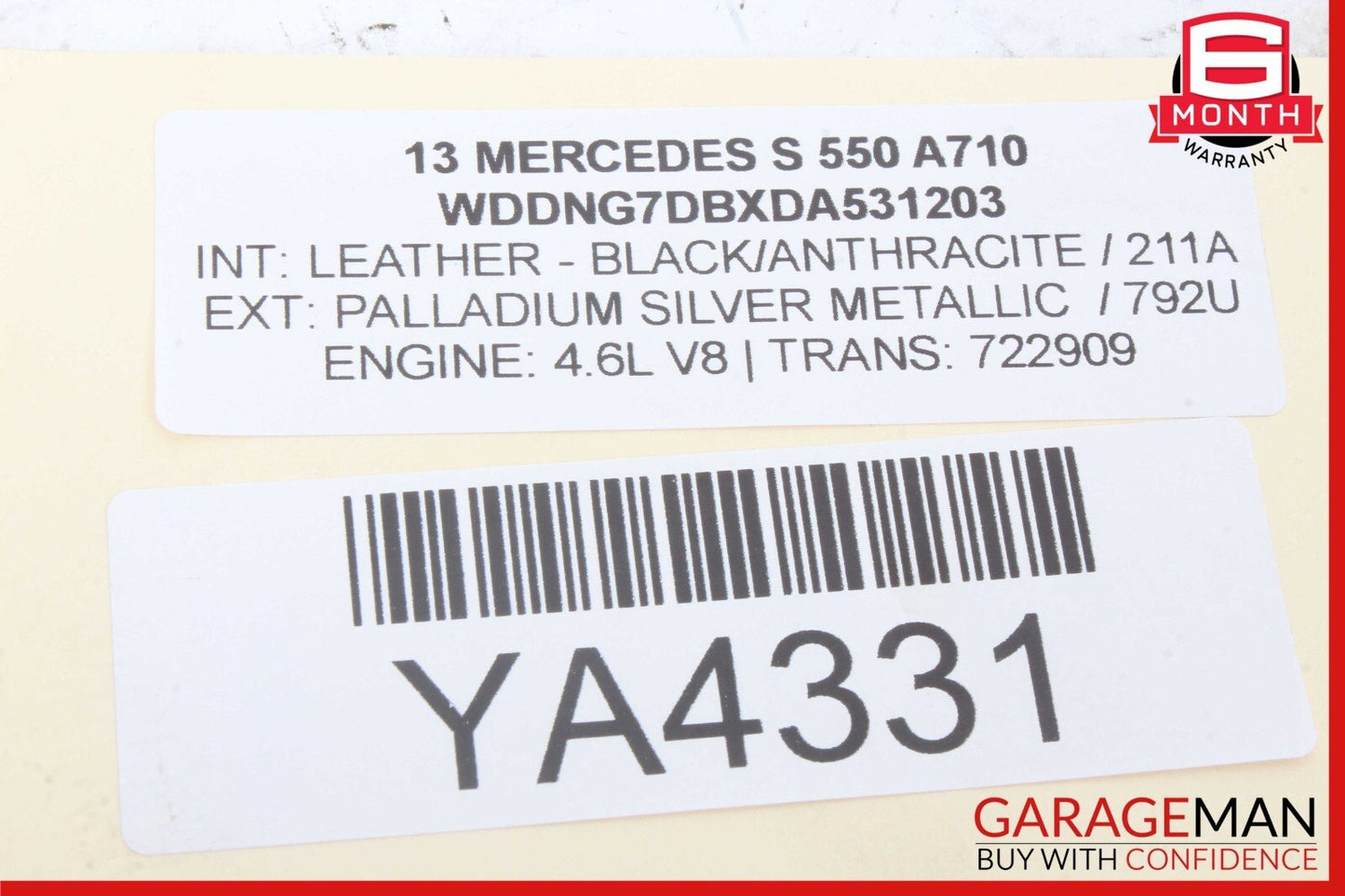 10-13 Mercedes W221 S550 S450 4Matic Dashboard Dash Center Trim Molding OEM